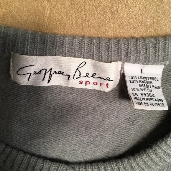 Geoffrey BEENE SPORT clear paillette SEQUIN cardigan, GRAY, women’s size L - Picture 3 of 8